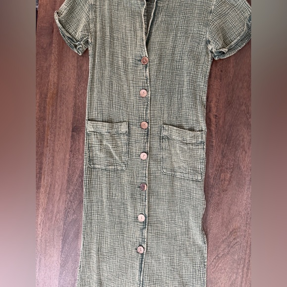 Free People Almeda Maxi Short Sleeve Duster - Picture 6 of 10